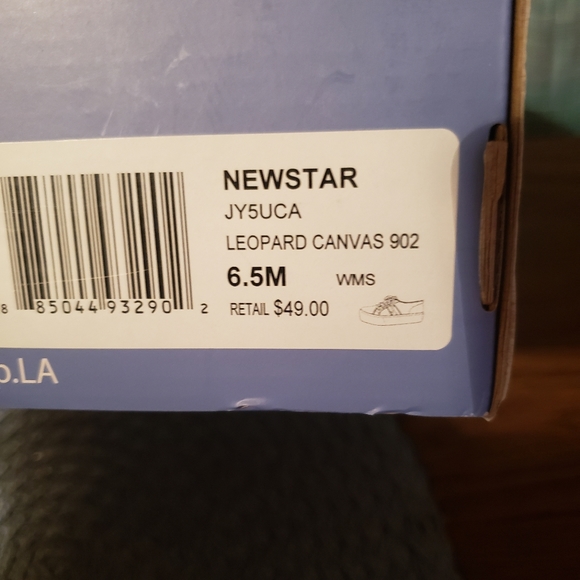 Ladies Jellypop Platform Leopard Print Sneakers 6.5 - Picture 8 of 10